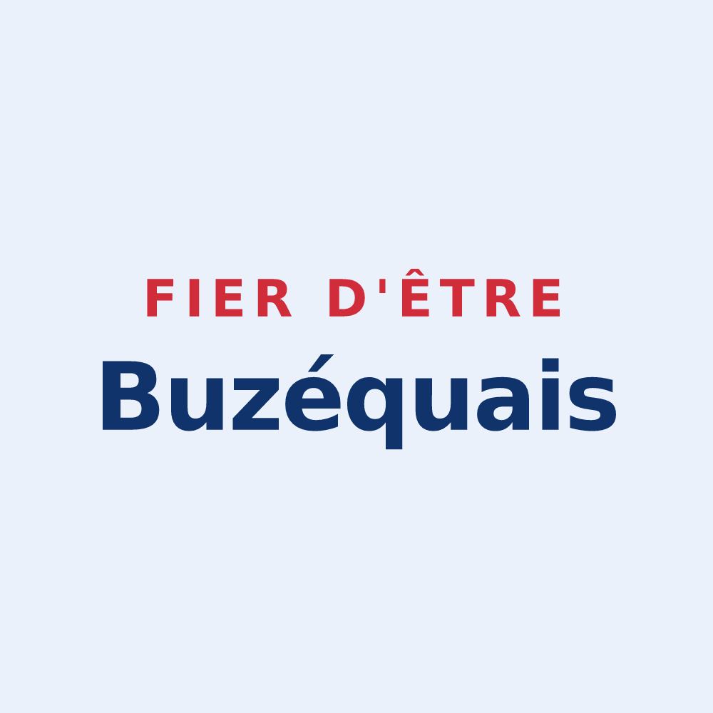 Sticker « Fier d'être Buzéquais » — design pour Buzet-sur-Baïse