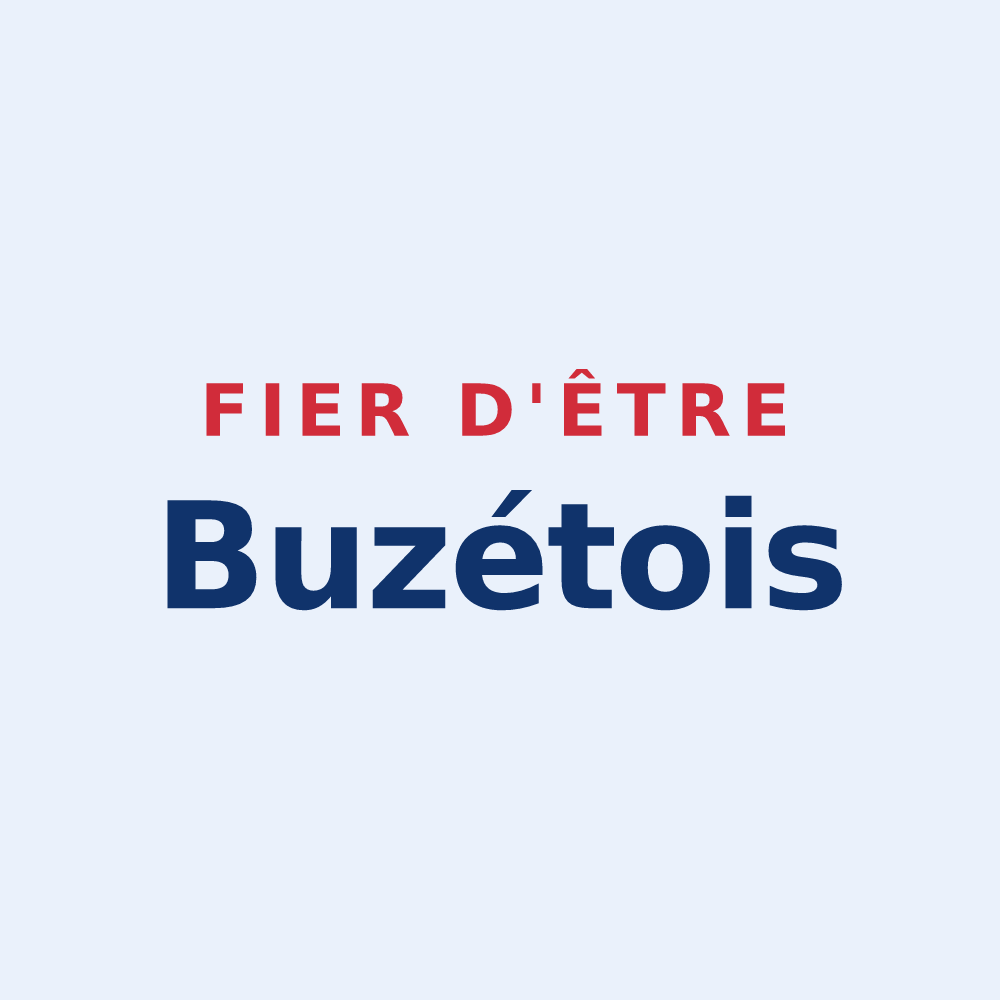 Sticker « Fier d'être Buzétois » — design pour Buzet-sur-Tarn