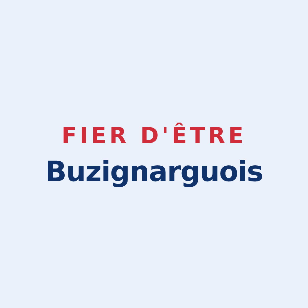 Sticker « Fier d'être Buzignarguois » — design pour Buzignargues