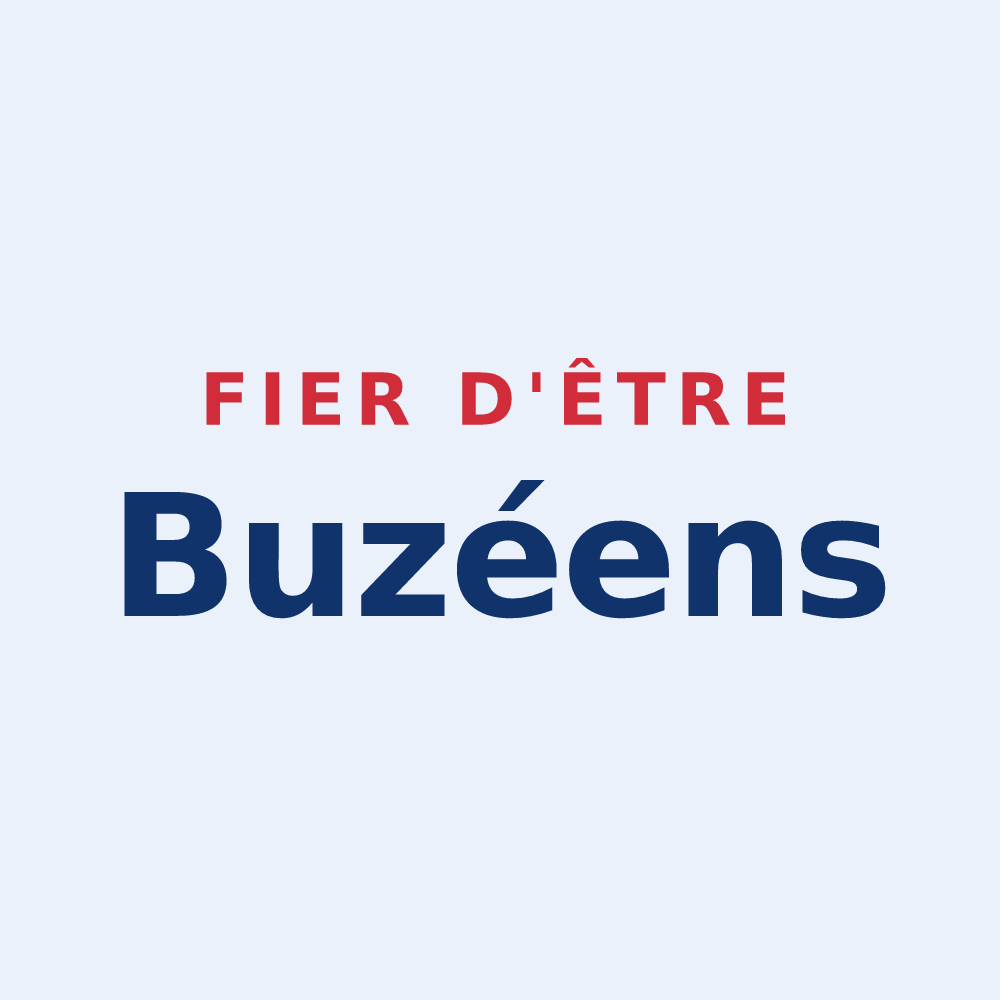 Sticker « Fier d'être Buzéens » — design pour Buzy-Darmont