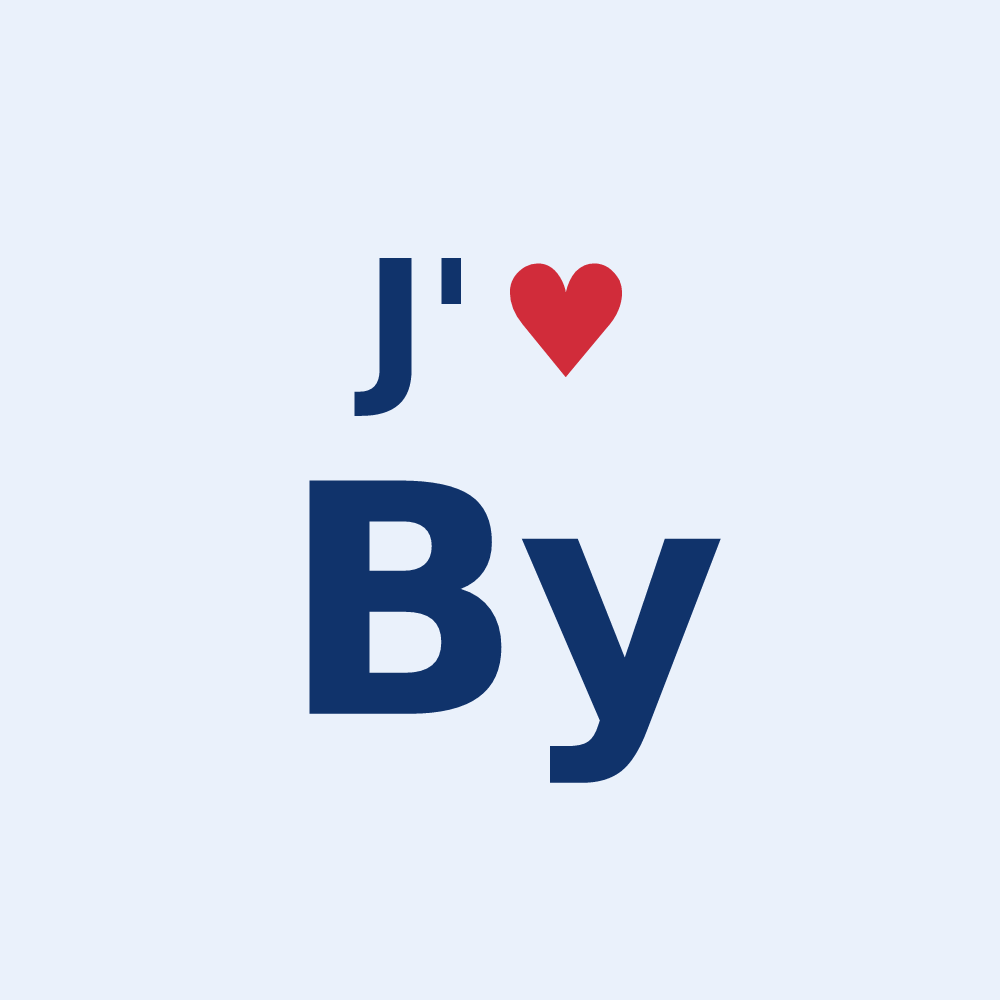 Sticker personnalisé By — design J'aime By