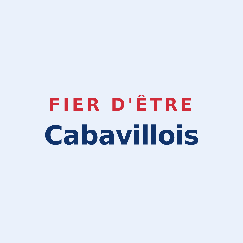 Sticker « Fier d'être Cabavillois » — design pour Cabanac-Séguenville