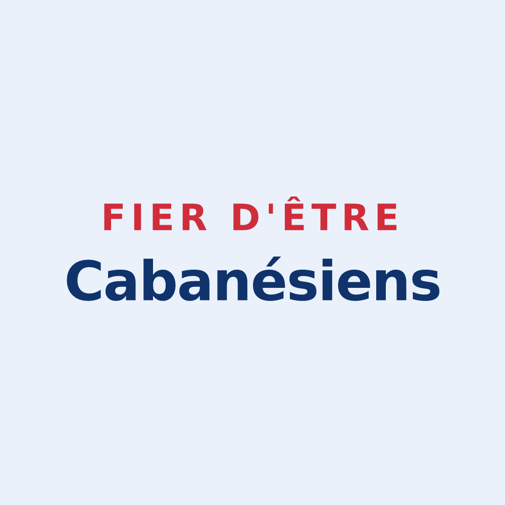 Sticker « Fier d'être Cabanésiens » — design pour Cabanès
