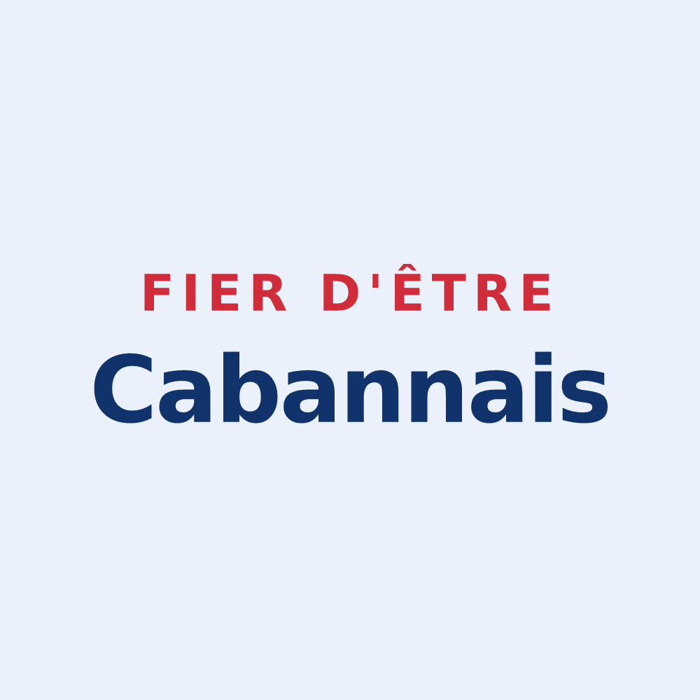 Sticker « Fier d'être Cabannais » — design pour Cabannes