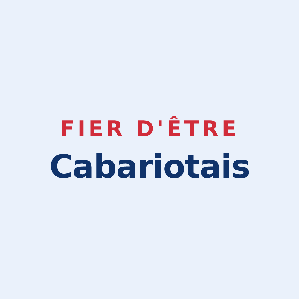 Sticker « Fier d'être Cabariotais » — design pour Cabariot