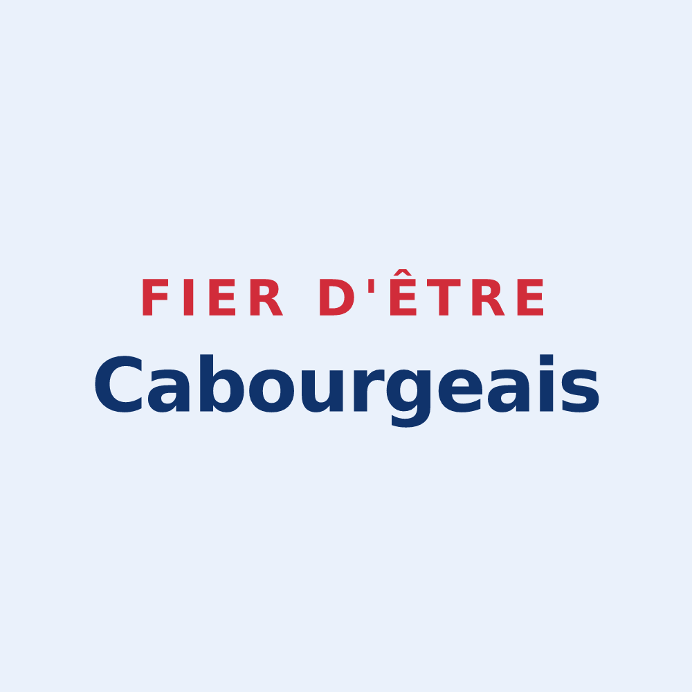 Sticker « Fier d'être Cabourgeais » — design pour Cabourg