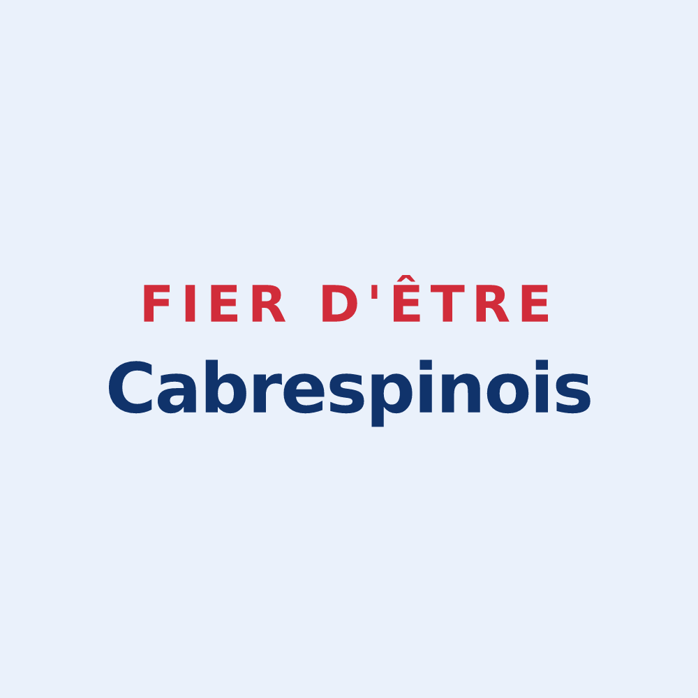 Sticker « Fier d'être Cabrespinois » — design pour Cabrespine