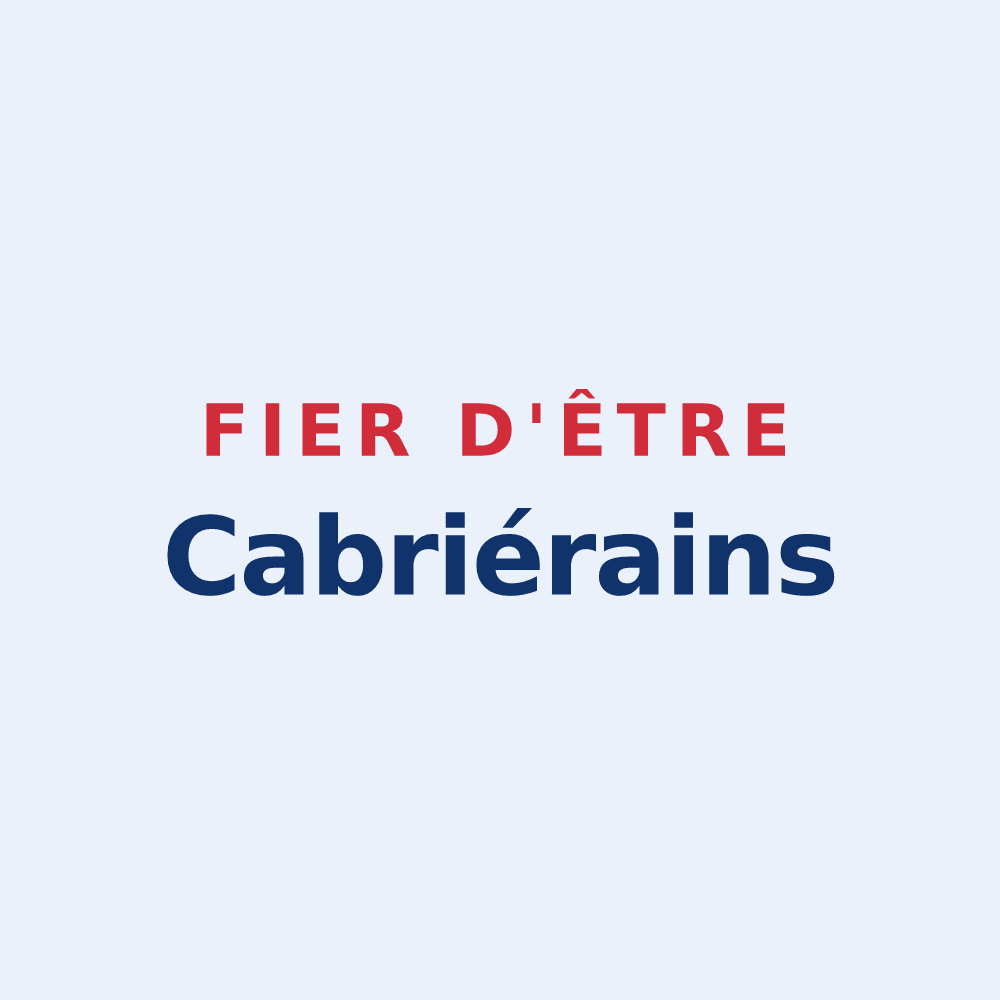 Sticker « Fier d'être Cabriérains » — design pour Cabrières-d'Aigues