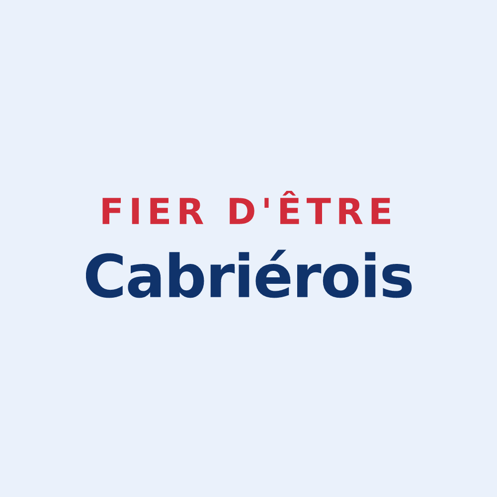 Sticker « Fier d'être Cabriérois » — design pour Cabrières-d'Avignon