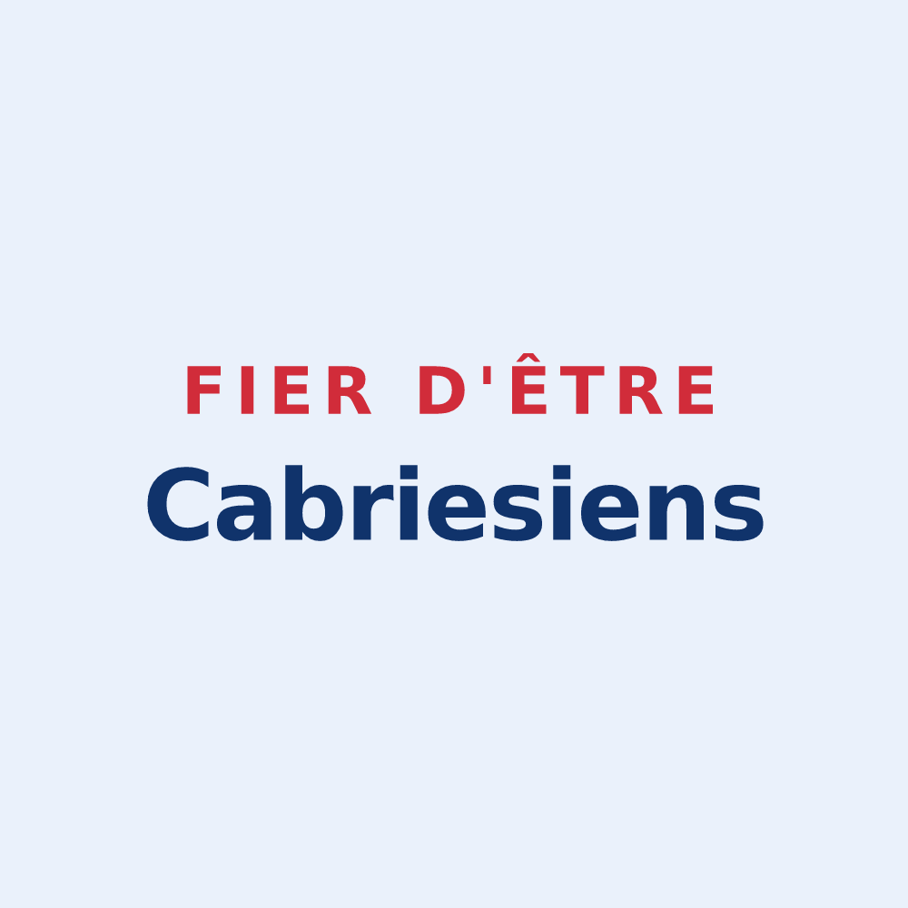 Sticker « Fier d'être Cabriesiens » — design pour Cabriès