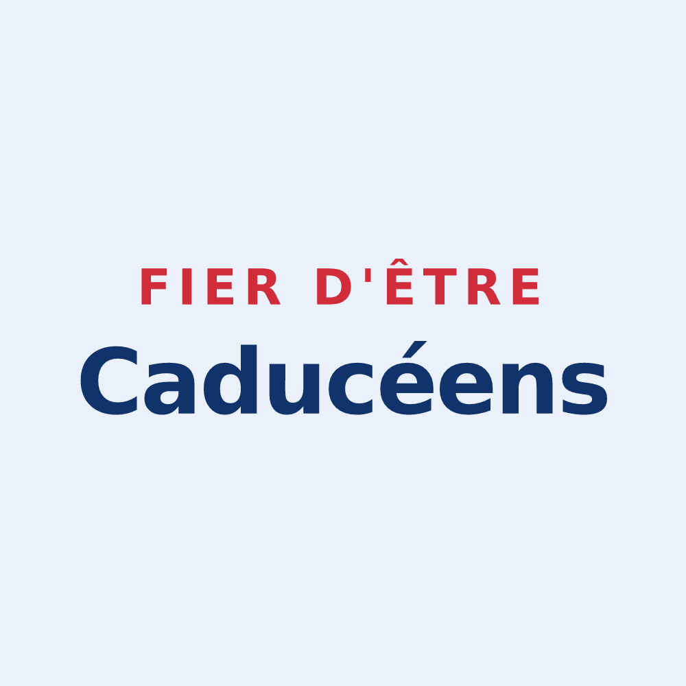 Sticker « Fier d'être Caducéens » — design pour Cadéac