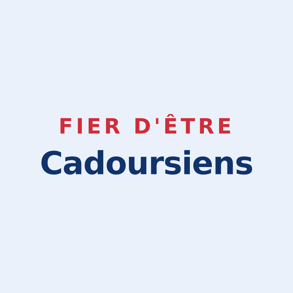 Sticker « Fier d'être Cadoursiens » — design pour Cadours