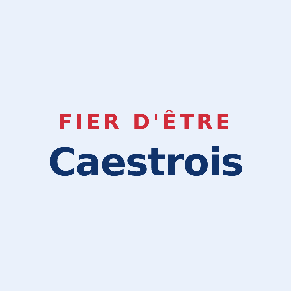 Sticker « Fier d'être Caestrois » — design pour Caëstre