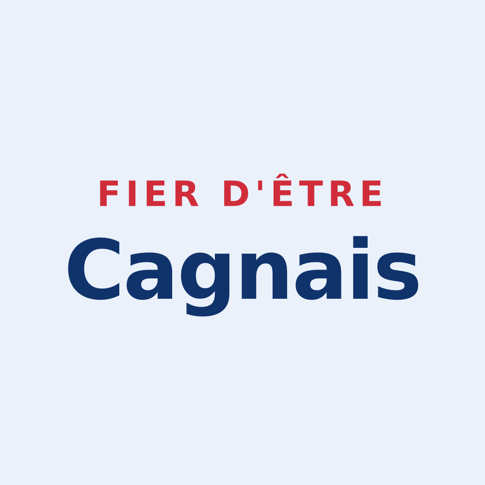 Sticker « Fier d'être Cagnais » — design pour Cagny