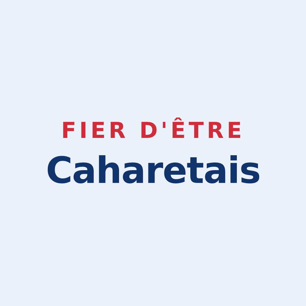 Sticker « Fier d'être Caharetais » — design pour Caharet