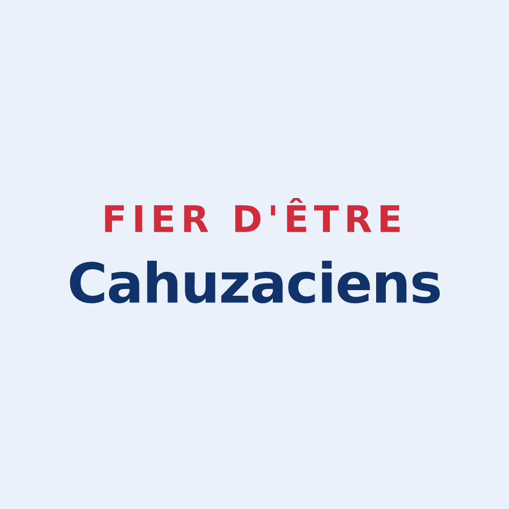 Sticker « Fier d'être Cahuzaciens » — design pour Cahuzac-sur-Adour