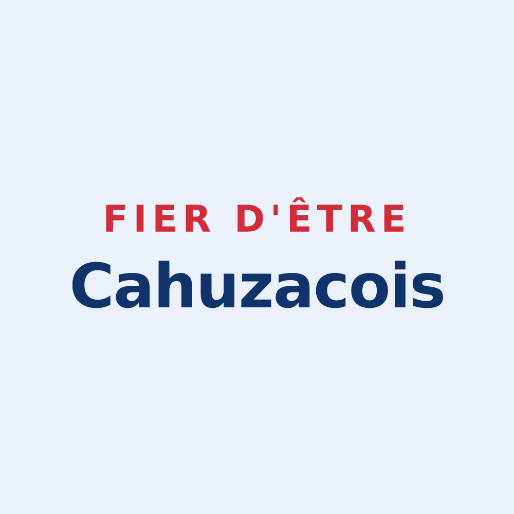 Sticker « Fier d'être Cahuzacois » — design pour Cahuzac