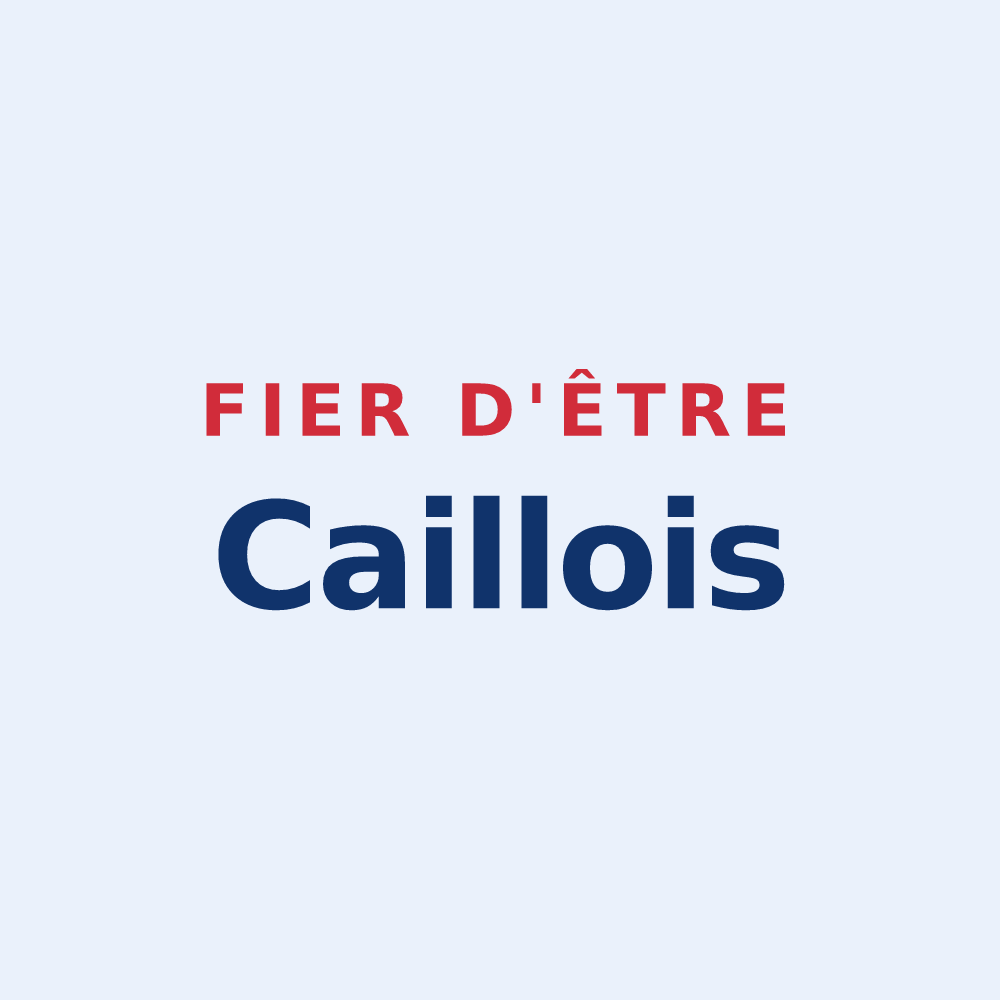 Sticker « Fier d'être Caillois » — design pour Caille