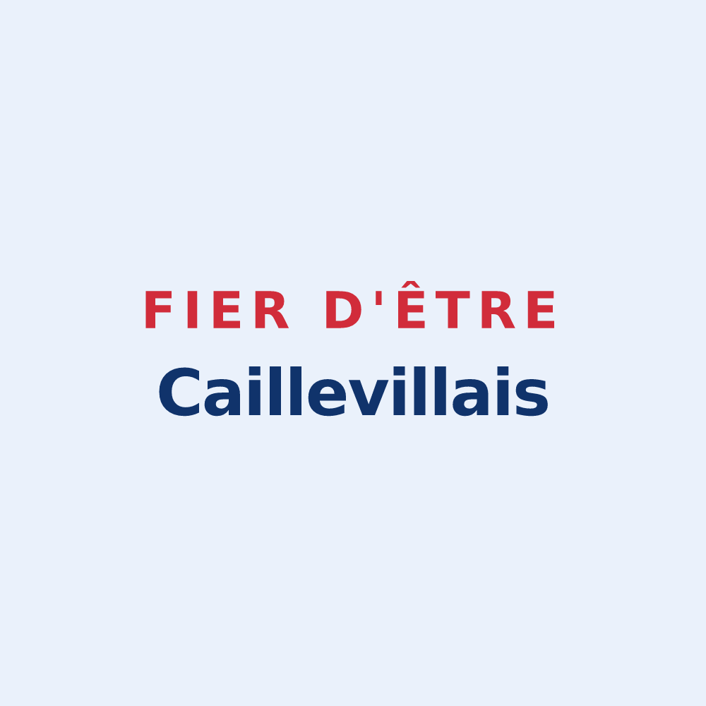 Sticker « Fier d'être Caillevillais » — design pour Cailleville