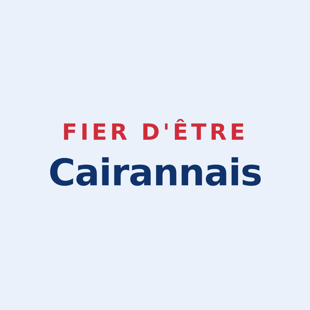 Sticker « Fier d'être Cairannais » — design pour Cairanne