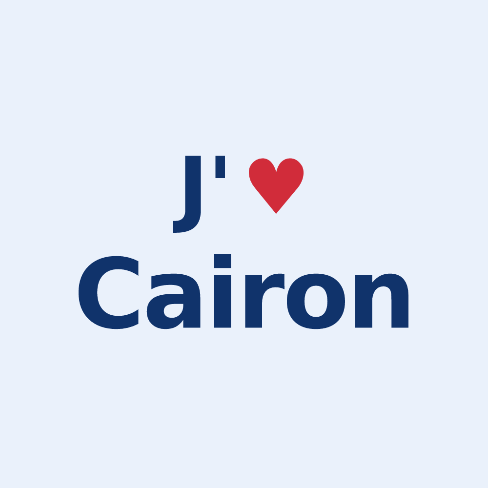 Sticker personnalisé Cairon — design J'aime Cairon