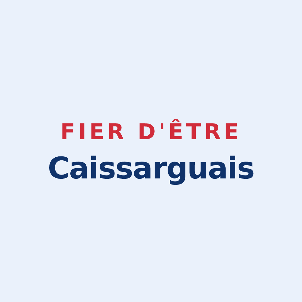 Sticker « Fier d'être Caissarguais » — design pour Caissargues