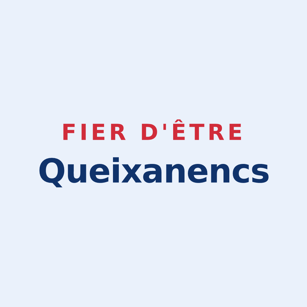 Sticker « Fier d'être Queixanencs » — design pour Caixas