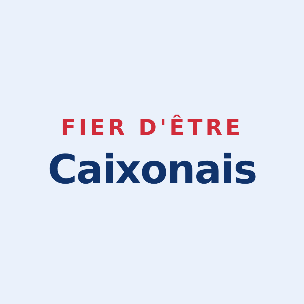 Sticker « Fier d'être Caixonais » — design pour Caixon