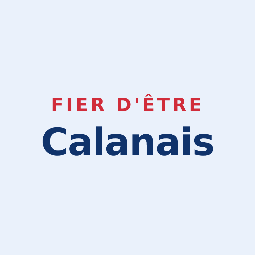 Sticker « Fier d'être Calanais » — design pour Calan