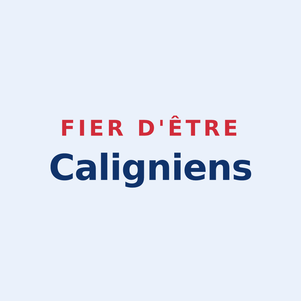 Sticker « Fier d'être Caligniens » — design pour Caligny