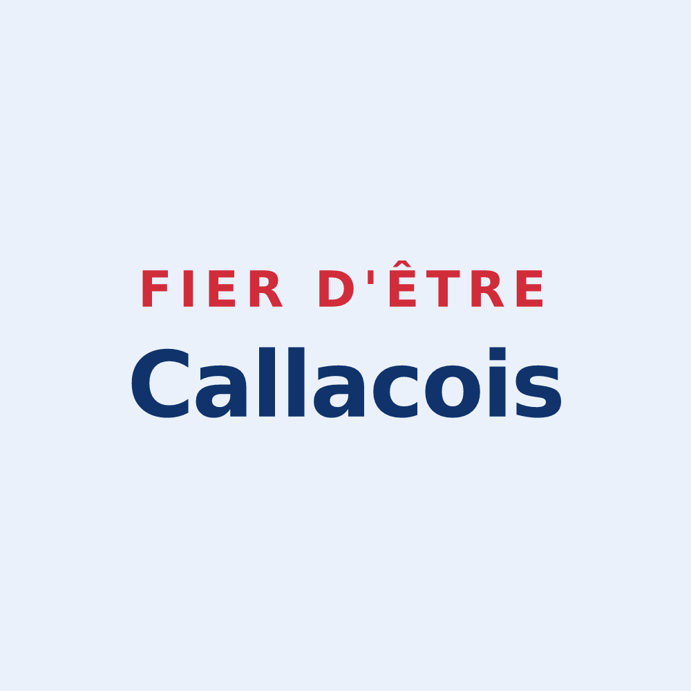 Sticker « Fier d'être Callacois » — design pour Callac