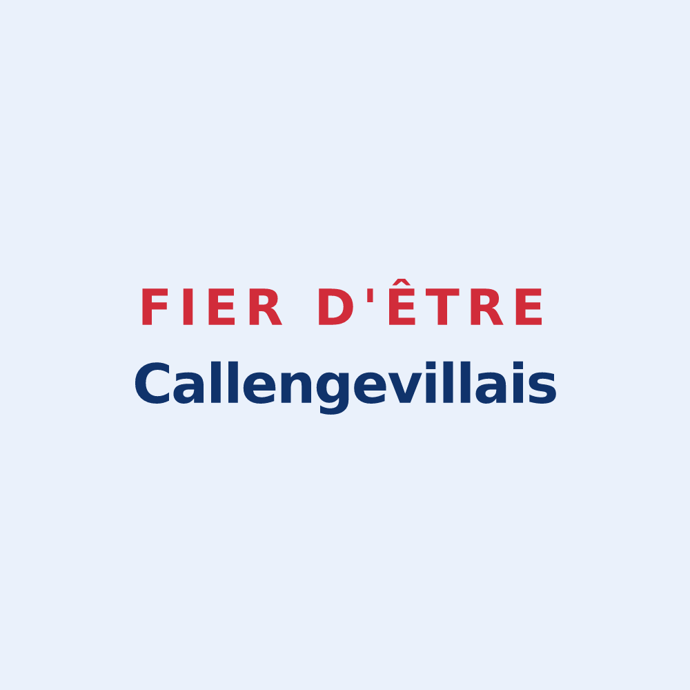 Sticker « Fier d'être Callengevillais » — design pour Callengeville