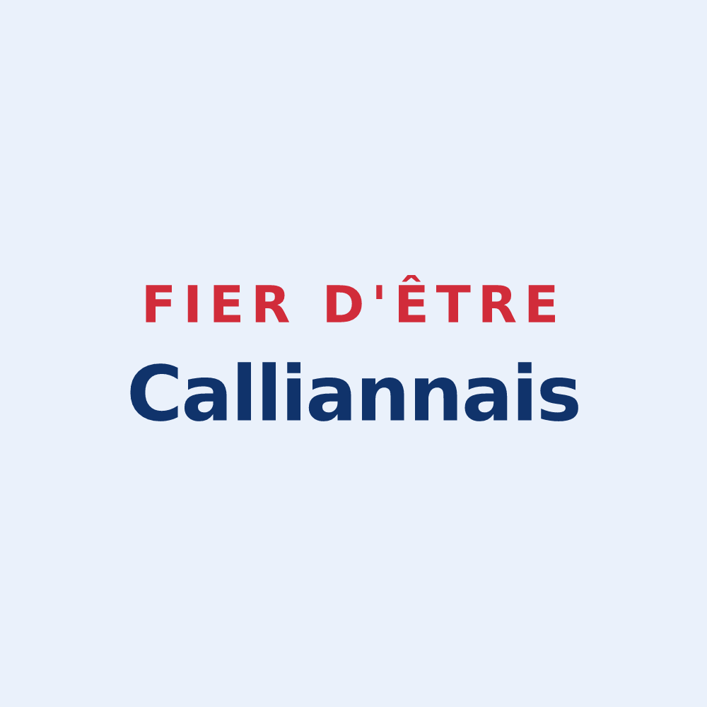 Sticker « Fier d'être Calliannais » — design pour Callian