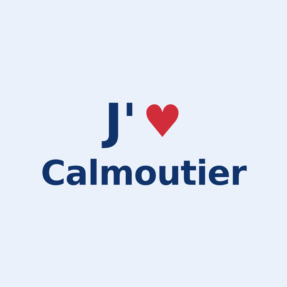 Sticker personnalisé Calmoutier — design J'aime Calmoutier