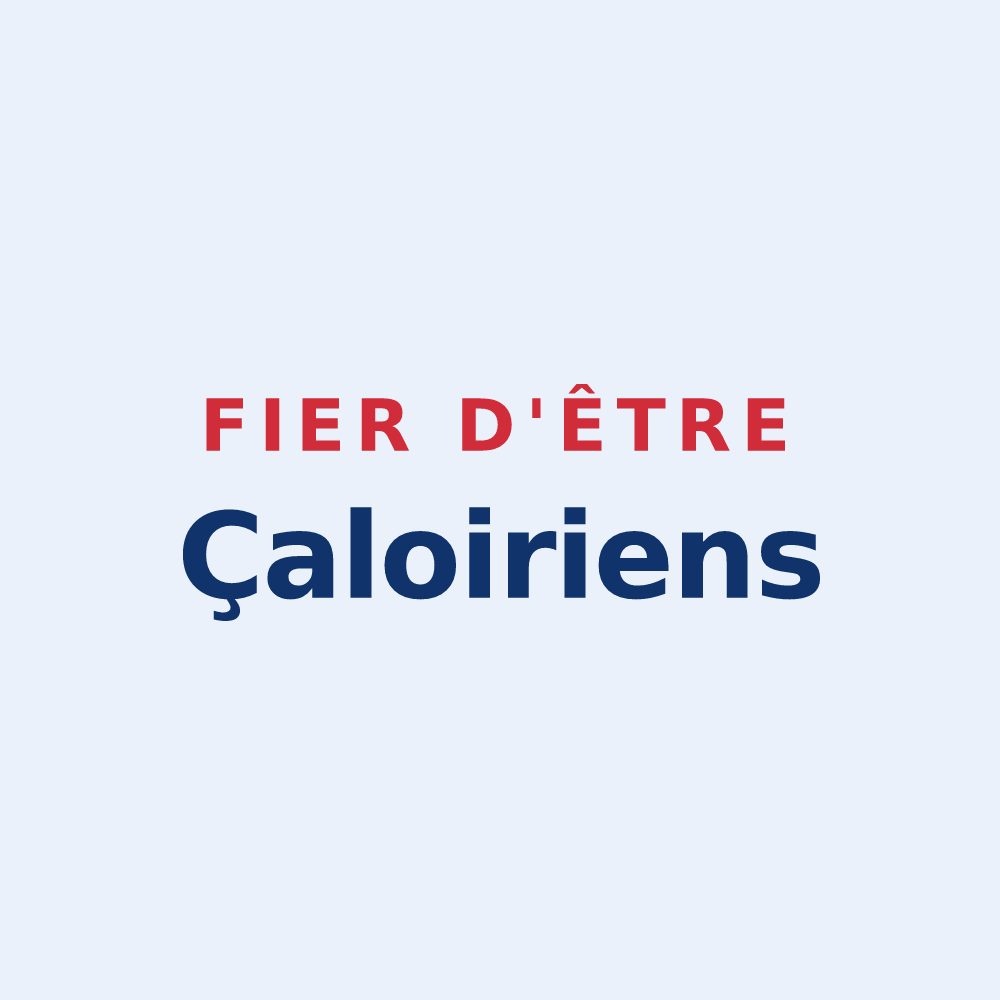 Sticker « Fier d'être Çaloiriens » — design pour Caloire
