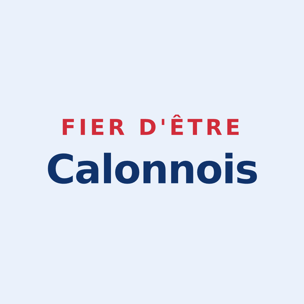 Sticker « Fier d'être Calonnois » — design pour Calonne-sur-la-Lys