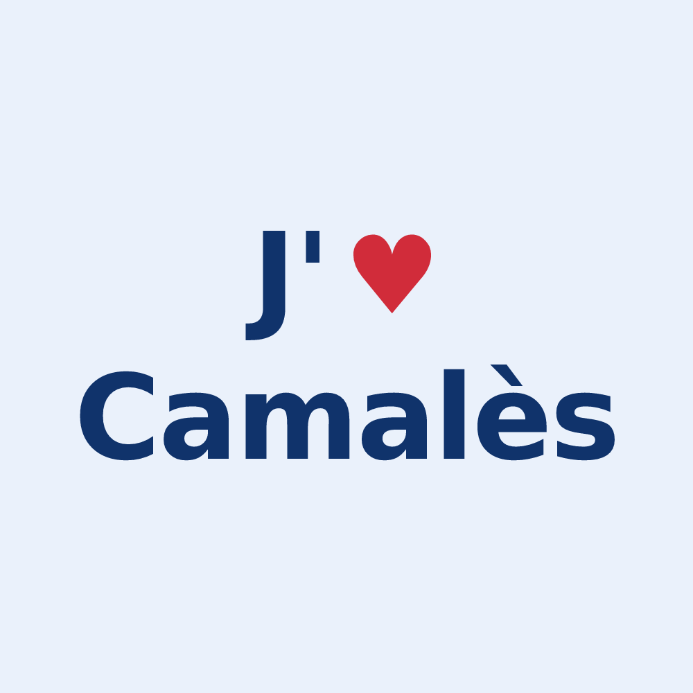 Sticker personnalisé Camalès — design J'aime Camalès