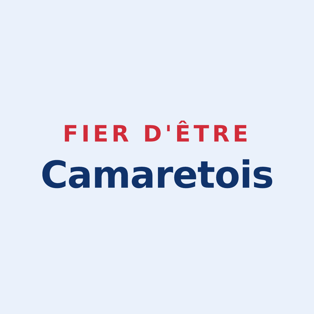 Sticker « Fier d'être Camaretois » — design pour Camaret-sur-Aigues