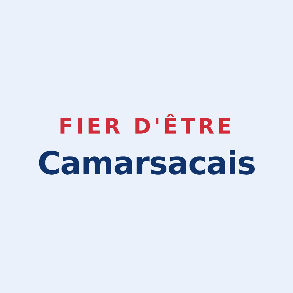 Sticker « Fier d'être Camarsacais » — design pour Camarsac