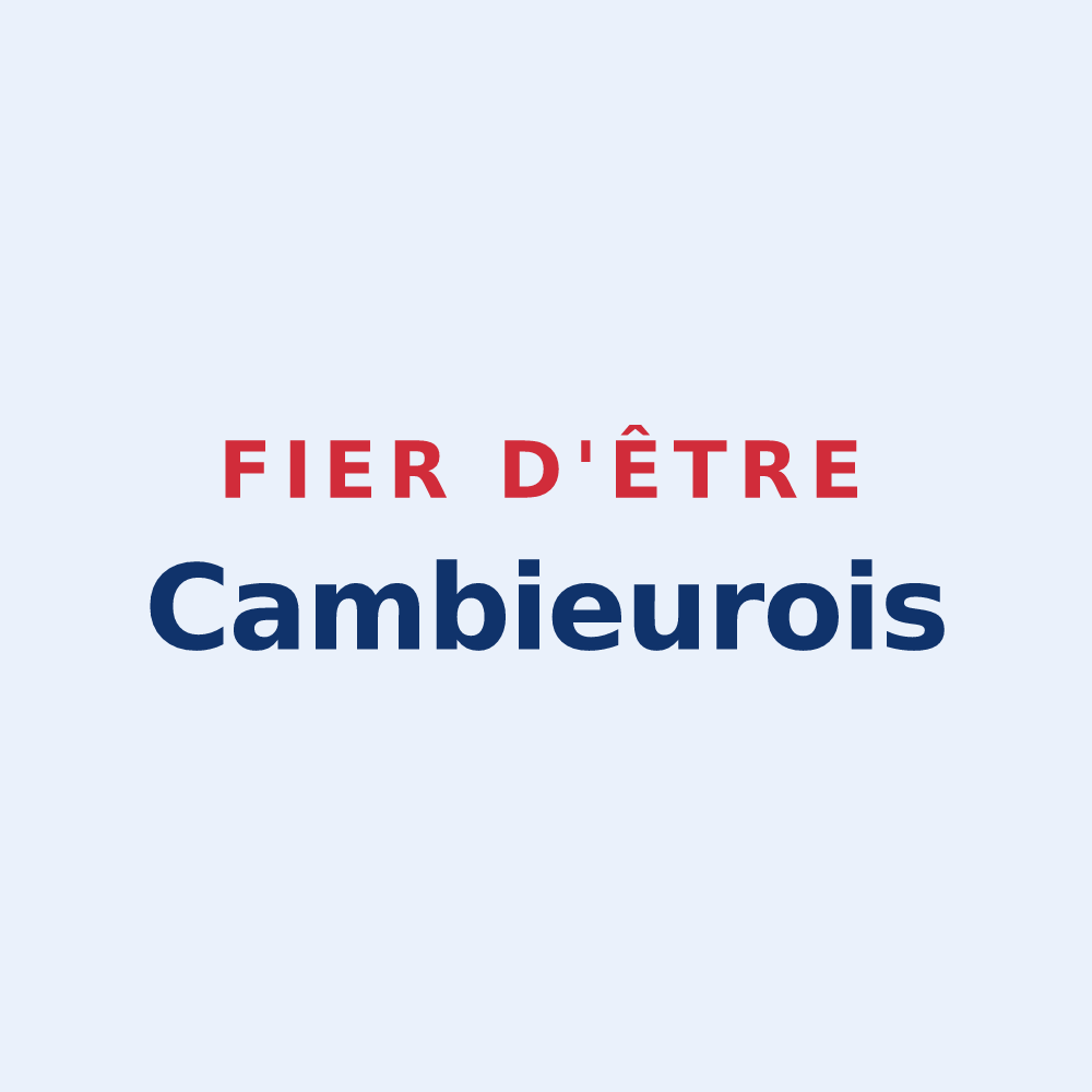 Sticker « Fier d'être Cambieurois » — design pour Cambieure