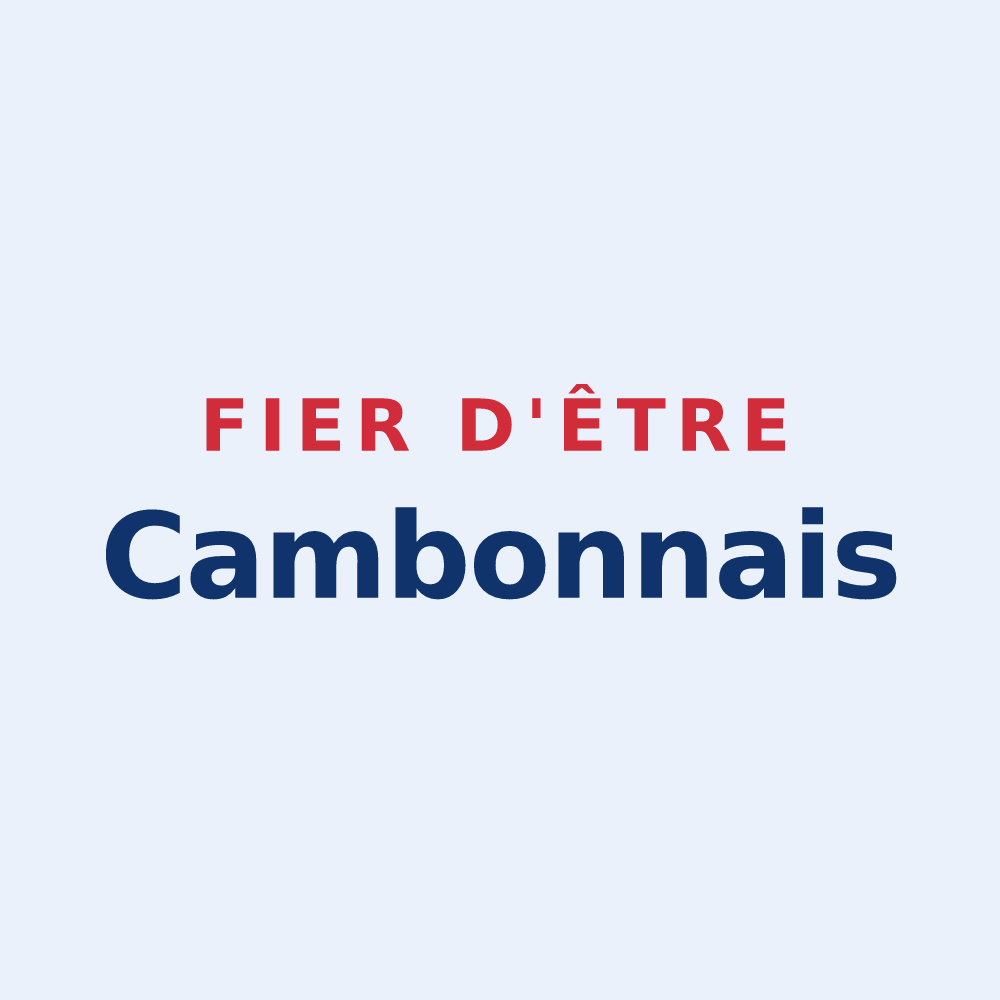 Sticker « Fier d'être Cambonnais » — design pour Cambon
