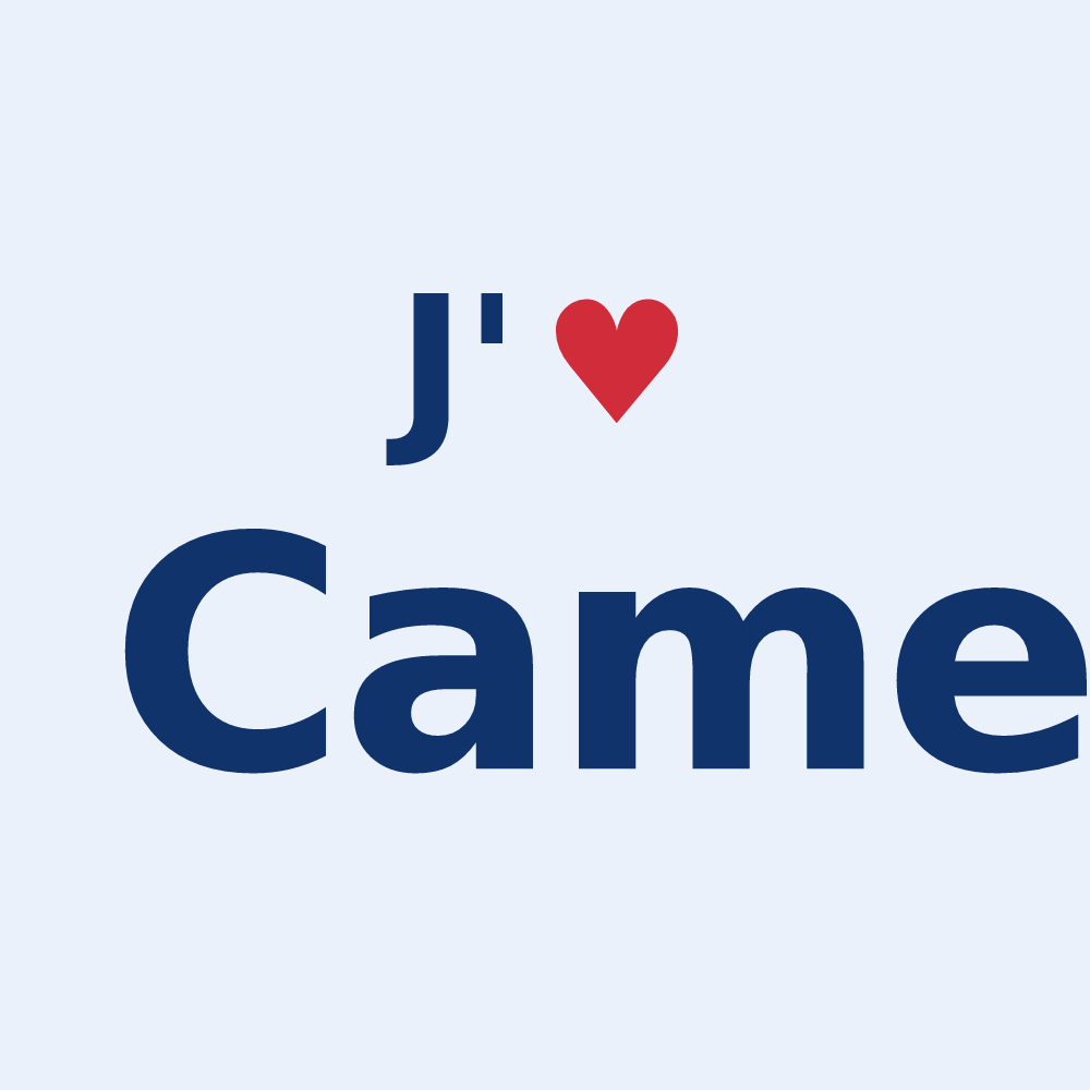 Sticker personnalisé Came — design J'aime Came