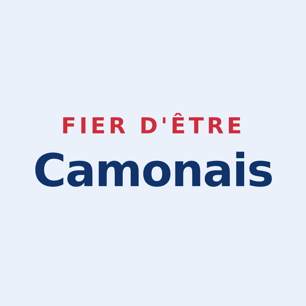 Sticker « Fier d'être Camonais » — design pour Camon