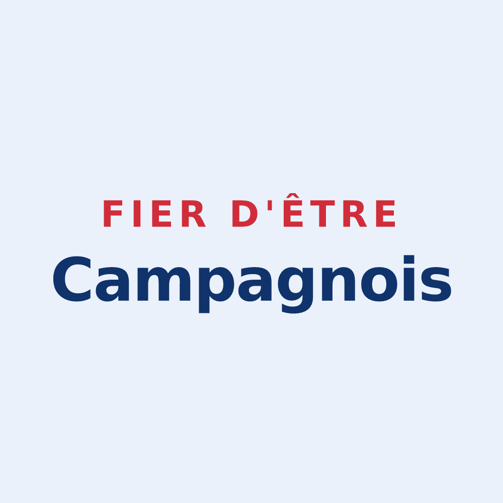 Sticker « Fier d'être Campagnois » — design pour Campagna-de-Sault