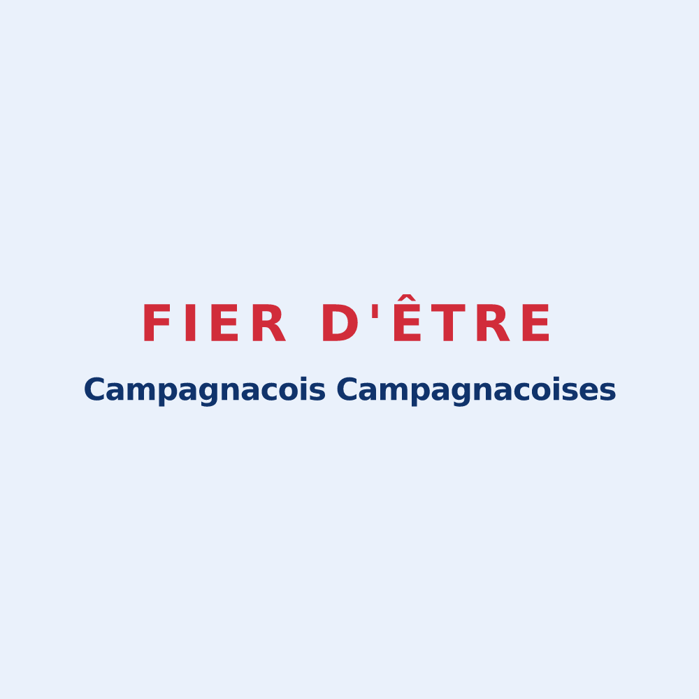 Sticker « Fier d'être Campagnacois Campagnacoises » — design pour Campagnac