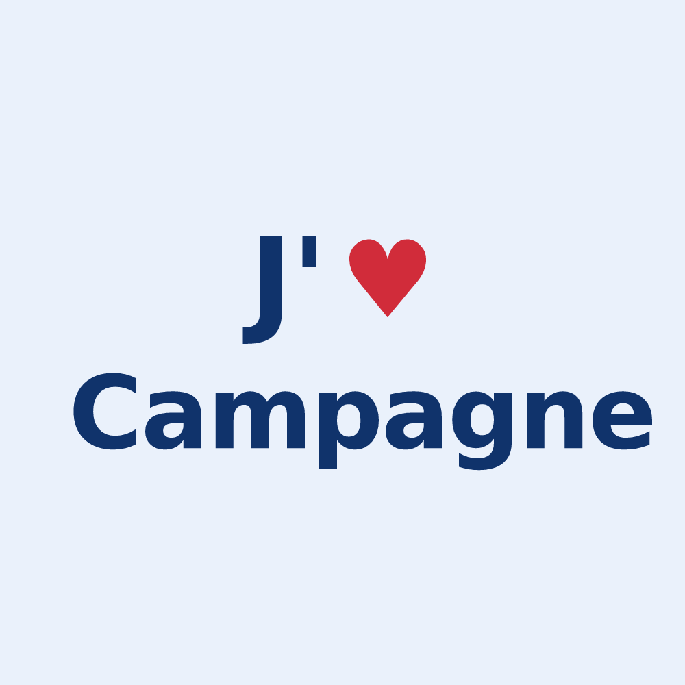 Sticker personnalisé Campagne — design J'aime Campagne