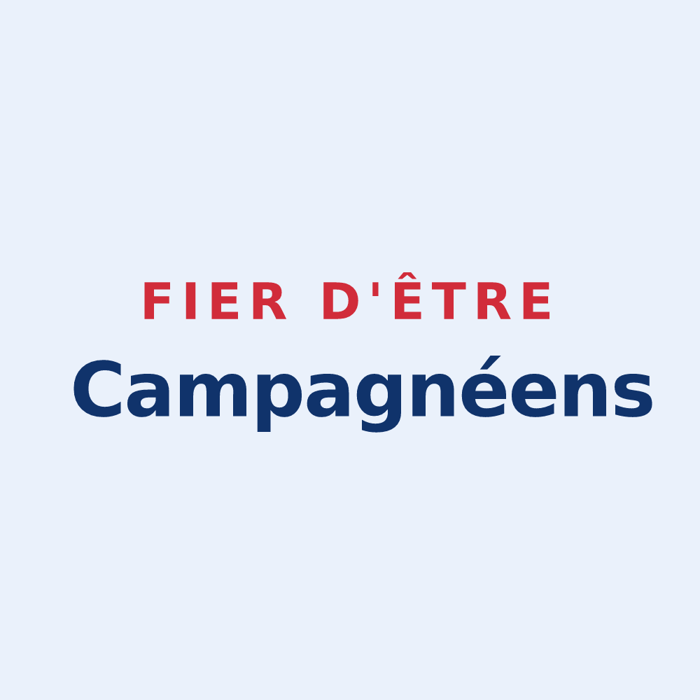 Sticker « Fier d'être Campagnéens » — design pour Campagne-sur-Arize