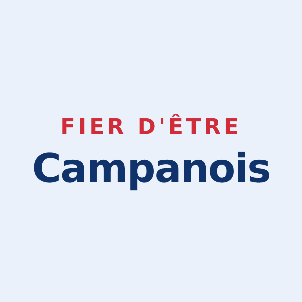 Sticker « Fier d'être Campanois » — design pour Campan