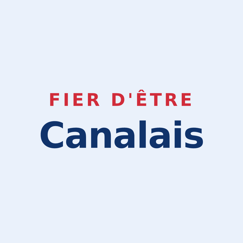Sticker « Fier d'être Canalais » — design pour Canals