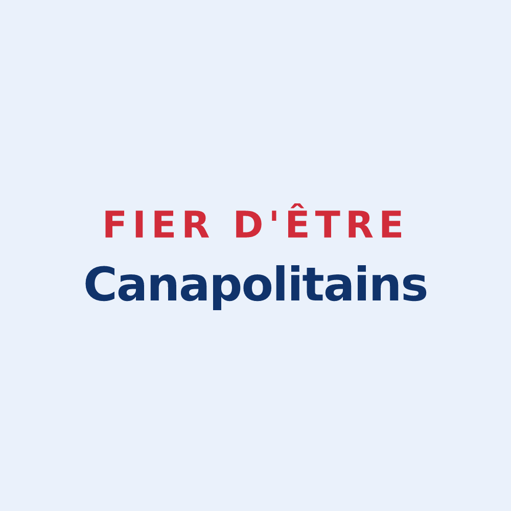 Sticker « Fier d'être Canapolitains » — design pour Canaples